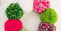 Pom Pom wreath