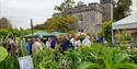 Toby Buckland’s Garden Festival with Powderham Castle in the background