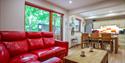 Living Room and Seating Area -  Lodge 9 at Finlake Resort in Chudleigh, Devon