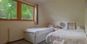 Twin Upstairs Bedroom - Lodge Nine at Finlake Resort & Spa in Chudleigh, Devon