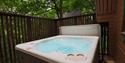 Outdoor Hot Tub - Lodge Nine at Finlake Resort in Chudleigh, Devon