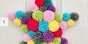 Pom Pom star wreath
