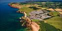 Ladram Bay aerial shot