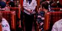 chef on board the polar express train ride