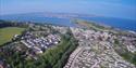 Aerial view of Hazelwood Holiday Park