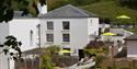 Bovisand Lodge Heritage Apartments - apartments indicated by yellow umbrellas