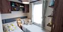 Bovisand Lodge Holiday Park - caravan twin bedroom