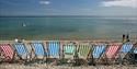 Deckchairs on beer beach