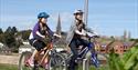 Cycling near Exeter quayside