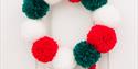 Pom Pom Wreath