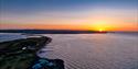 Drone Shot of Dawlish Warren Beach