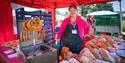 Food at Buckfast Abbey event