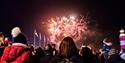 Bonfire night on Plymouth Hoe