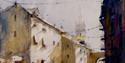 Painting of town