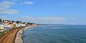 Dawlish seafront and train line