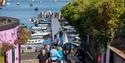 Pontoon in River Dart in Dittisham