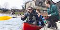 Canoeing on the Quay. Copyright: Tony Cobley