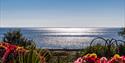 Image of the sea taken from Langstone Cliff Hotel