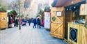 Exeter Christmas Market on Cathedral Green