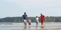 Family On Goodrington Sands