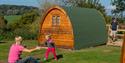 Andrewshayes Holiday Park glamping pods award winning camping and caravan park East Devon