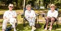 Haldon Forest Park - Forestry Commission - people sitting