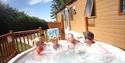 Hot Tubs at Castle Brake Holiday Park