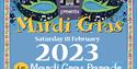 The poster image for the Mardi Gras Festival