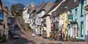 Looking up Church Street, Modbury