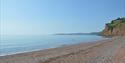 Ness Cove Beach angled image of the seafront