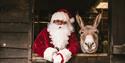 santa and donkey