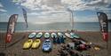 Boats left on seaton seafront