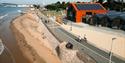 Cyclist on Exmouth Promenade