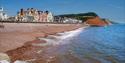 Sidmouth Beach and Cliffs