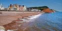 Sidmouth Beach and Cliffs