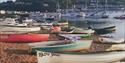 Teignmouth River Beach with boats