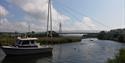 A boat on Town Quay