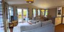 Seating Area and Sofas at Belvedere Lodge at Finlake Resort & Spa in Chudleigh, Devon