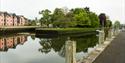 Springtime image of the River Dart in Totnes