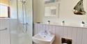 Bathroom in Honeysuckle, sleeps 2
