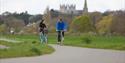 Cycling along the canal