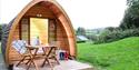 camping pods UK at Whiltehill County Park, Paignton, Devon