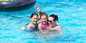 Outdoor swimming pool at Hazelwood Holiday Park