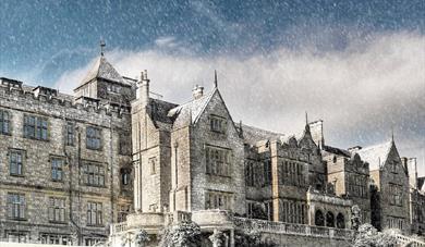 Bovey Castle in the snow