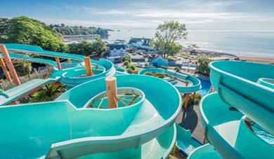 Splashdown Quaywest View from the top of the tower.