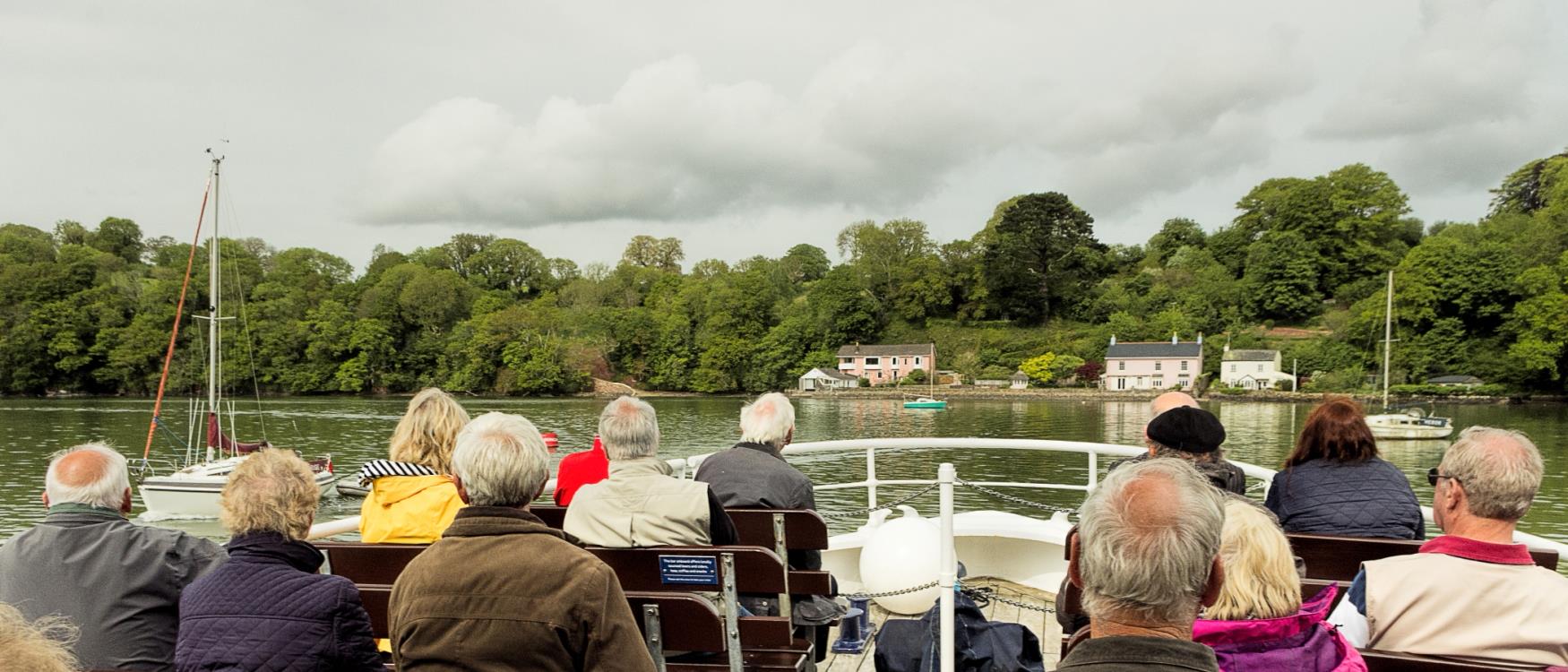 Boat tour on the River Dart