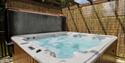 Conkers Lodge, Devon Holidays, Hot-tub, Hot tub