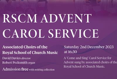 RSCM Advent Carol Service