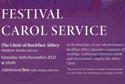 Buckfast Abbey Festival Carol Service