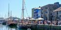 Historic Tall Ships at Pirates Weekend in Plymouth